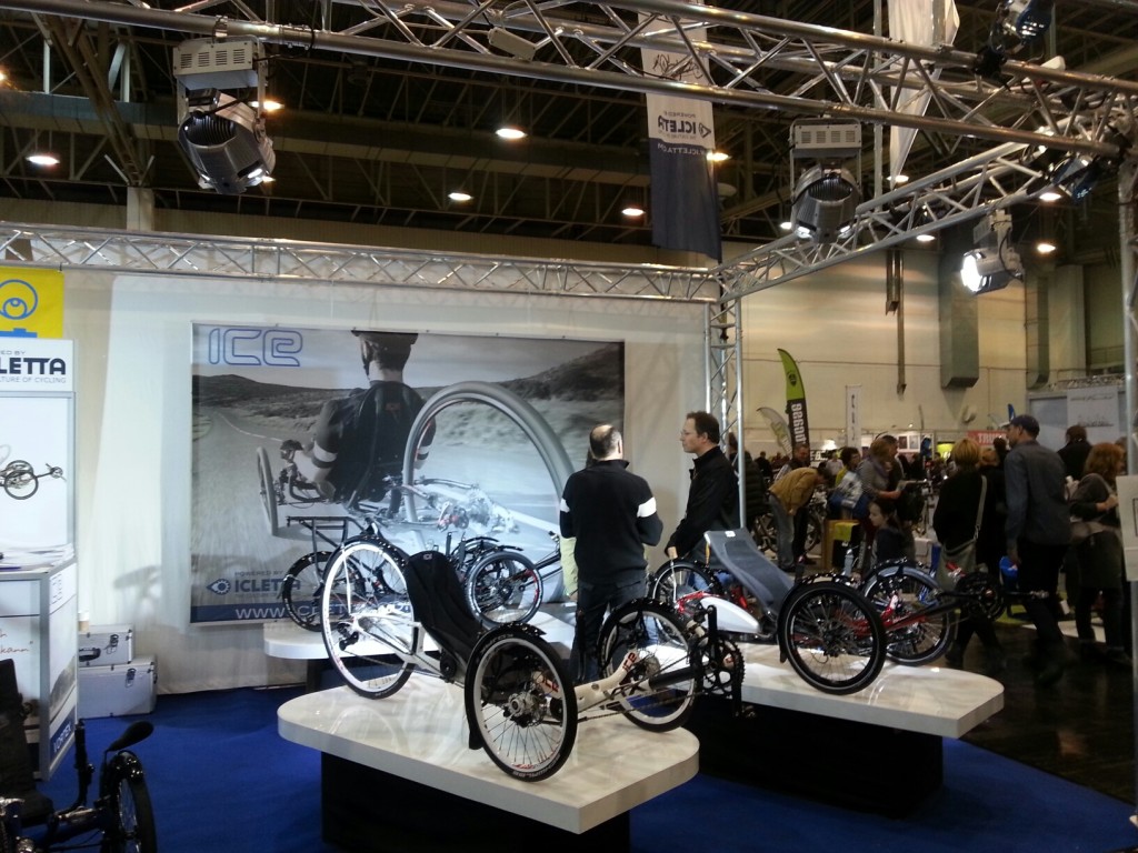 Liegedreirad ICE auf Messe Essen 2014_141232