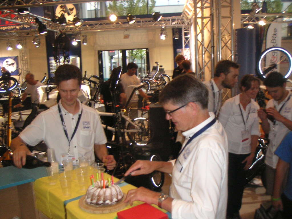 Neils Geburtstag auf der Eurobike 