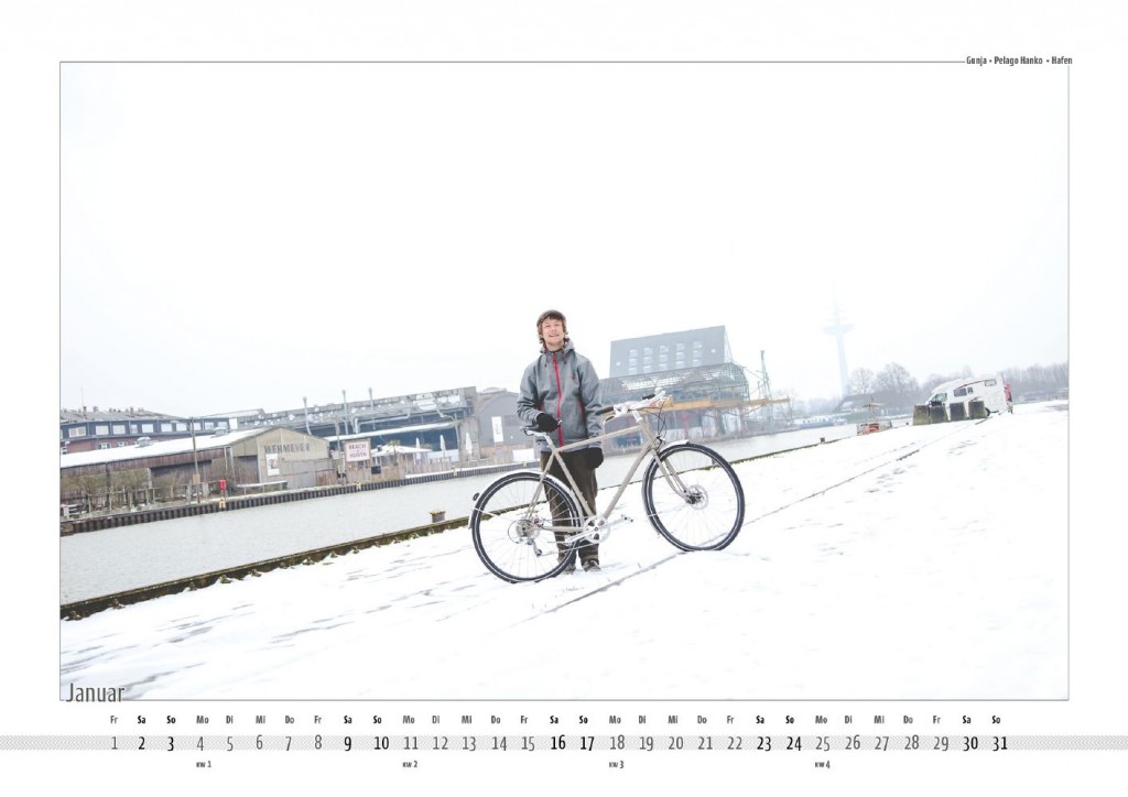 Kalender mit außergewöhnlichen Fahrrädern