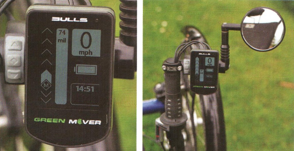 Elektroantrieb Neodrives Display am Liegedreirad ICE Adventure