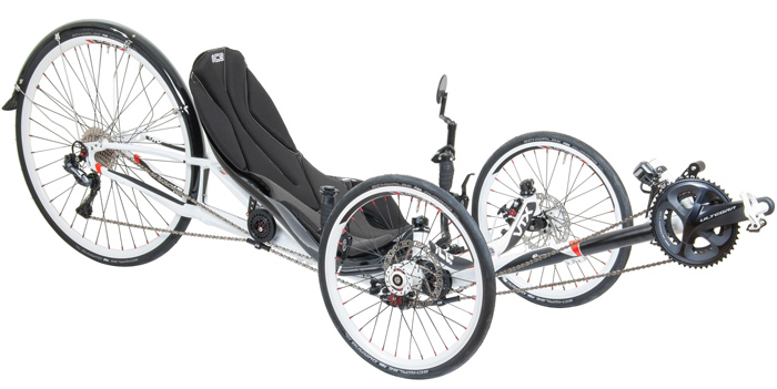 Shimano Di2 Ultegra am ICE VTX Liegedreirad