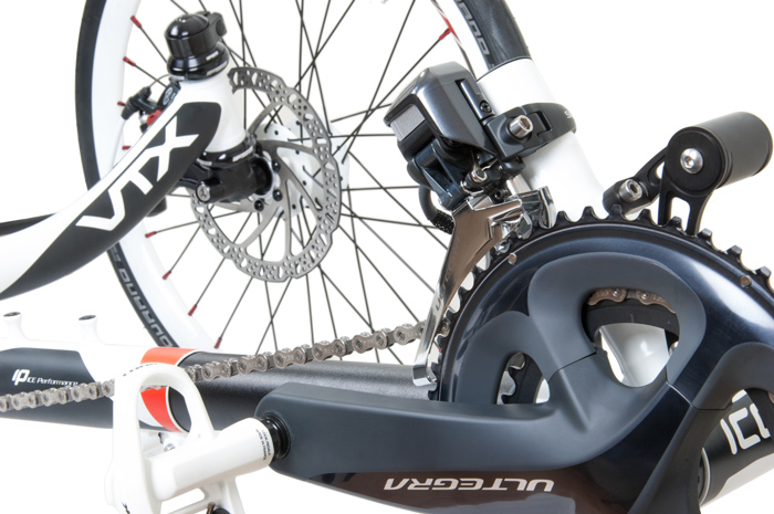 Shimano Di2 Ultegra am ICE VTX Liegedreirad