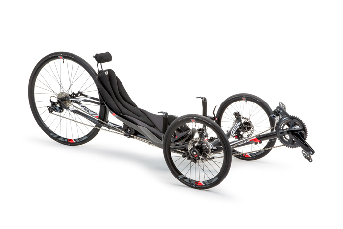 Shimano Di2 Ultegra am ICE VTX Liegedreirad