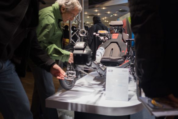 Spezialradmesse 2019 in Germersheim - ICE Trikes Ergo Luxe Sitz am ICE Sprint X