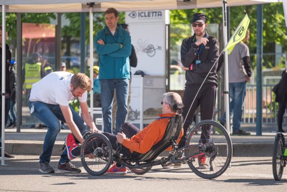 Spezialradmesse 2019 in Germersheim - Icletta Probeparcours