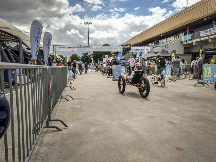 Das ICE Full Fat auf der Teststrecke der VELO Frankfurt 2019
