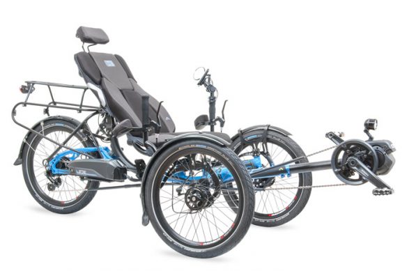 Das ICE Adventure Liegerad mit Shimano Steps E6100 Elektroantrieb