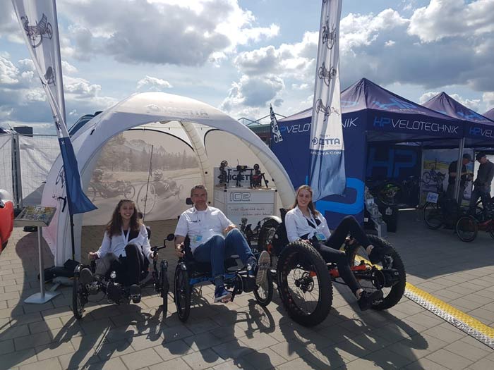 Das Icletta Messeteam auf der VELO Hamburg 2022