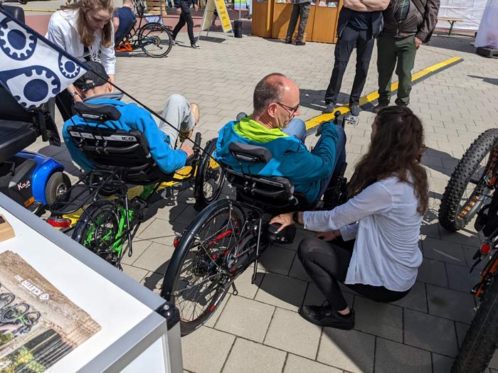 Das Icletta Messeteam auf der VELO Hamburg 2022