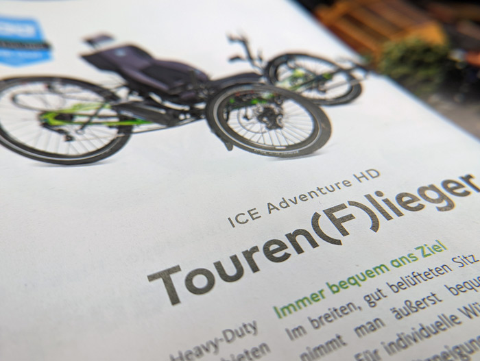 Das ICE Adventure HD im ElektroRad Test
