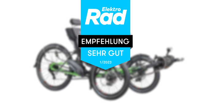 Das Testsiegel "Sehr Gut" für das ICE Adventure HD