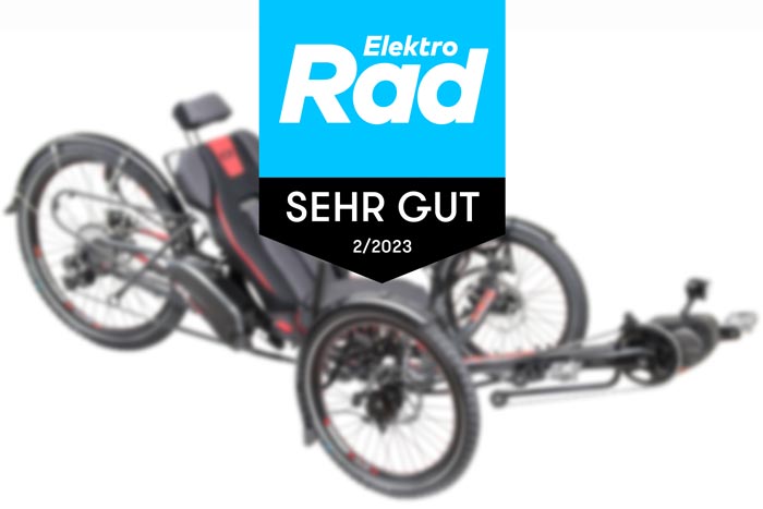 Testsiegel ICE Sprint X in der ElektroRad