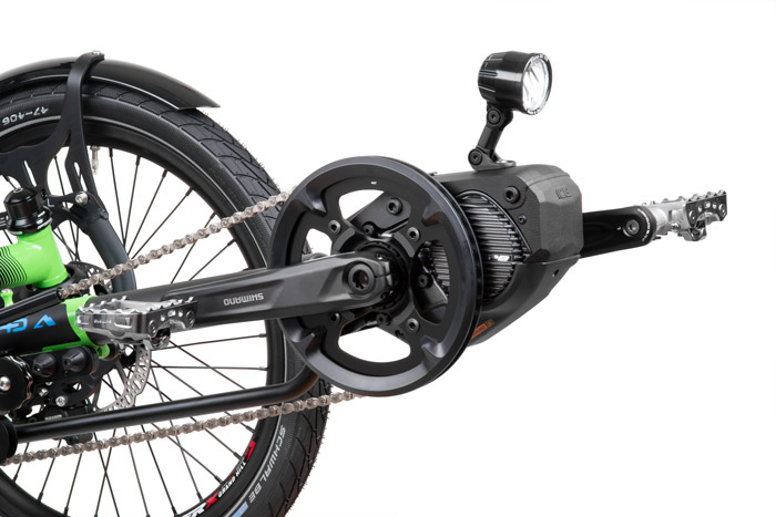 Der Shimano Steps Ep8 E-Antrieb am ICE Adventure HD Sondermodell