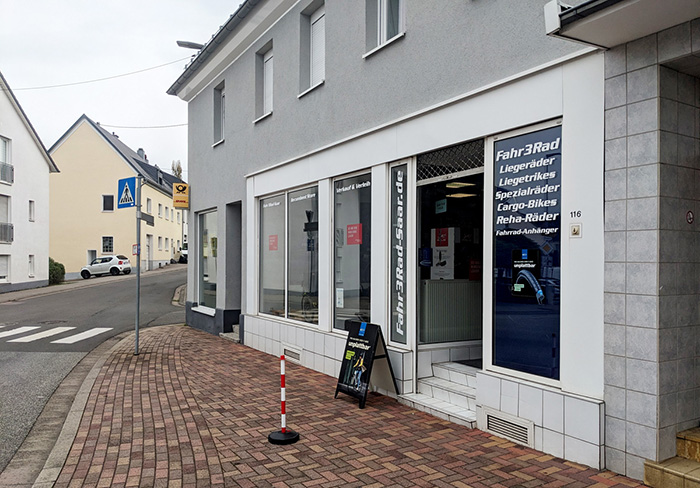 Im Herzen von Bexbach im Saarland liegt der neue ICE Fachhändler Fahr3Rad-Saar