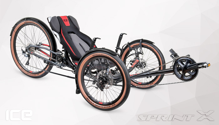 ICE Sprint X GRAVEL Liegerad Sonderedition